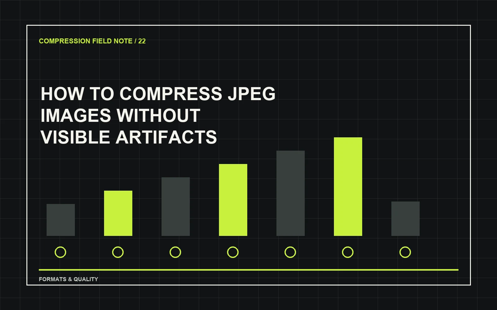 How to Compress JPEG Images Without Visible Artifacts